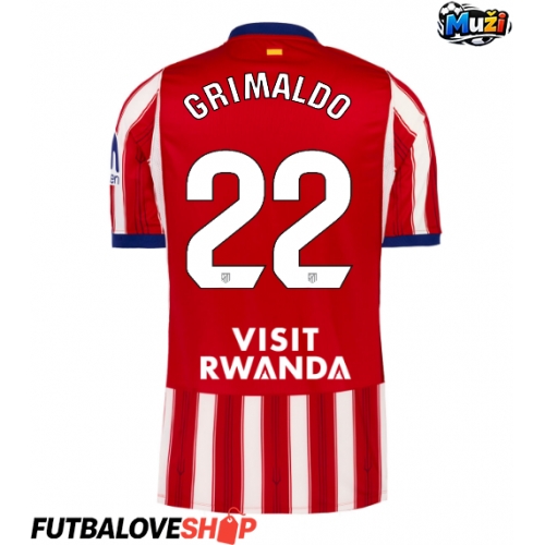 Dres Atletico Madrid Alejandro Grimaldo #22 Domáci 2026-27 Krátky Rukáv
